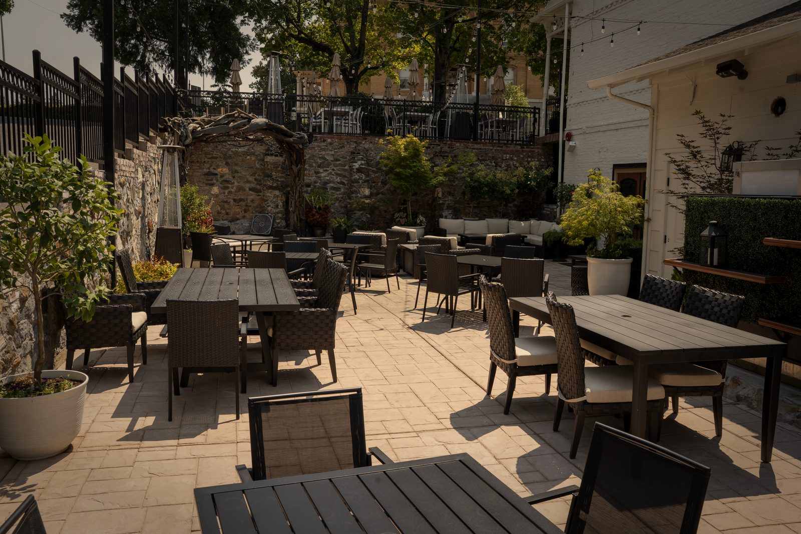 Courtyard tables